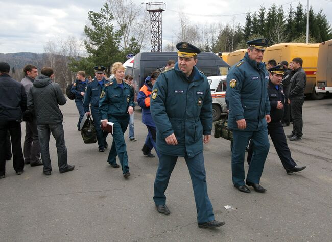 Александр Моргунов и Павел Плат на шахте Распадская в Кемеровской области