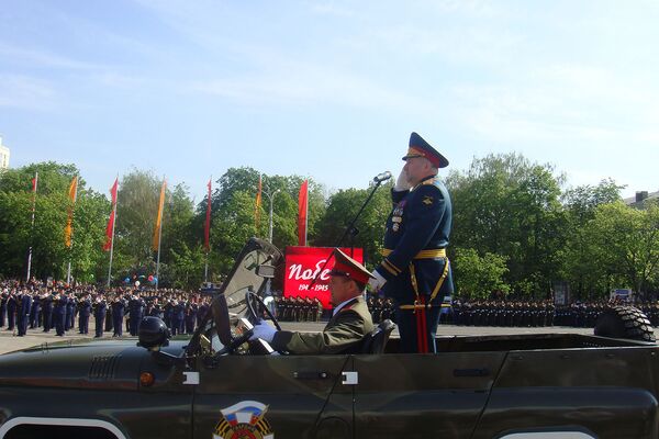 Празднование дня победы в Воронеже