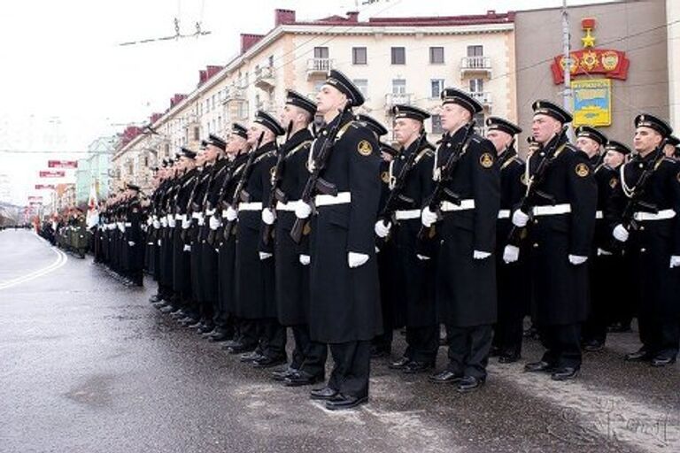 Военный парад в Мурманске