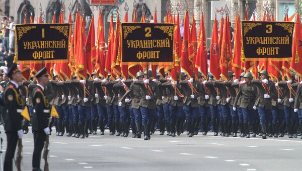 Празднование Дня Победы в Киеве. Архивное фото