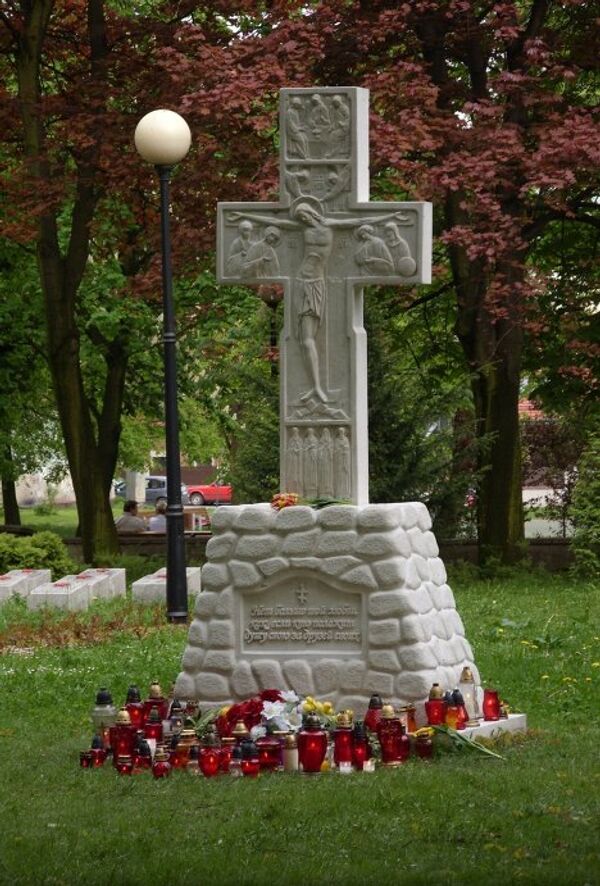 Могилы советских солдат в Польше