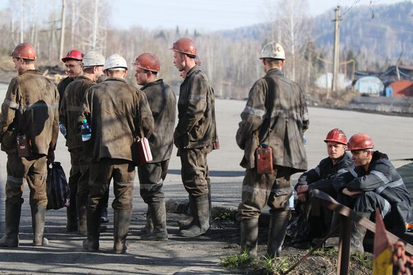 На шахте Распадская в Кемеровской области
