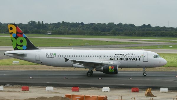 Самолет авиакомпании Afriqiyah Airways
