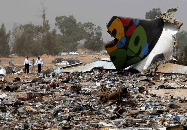 Крушение самолета в Триполи