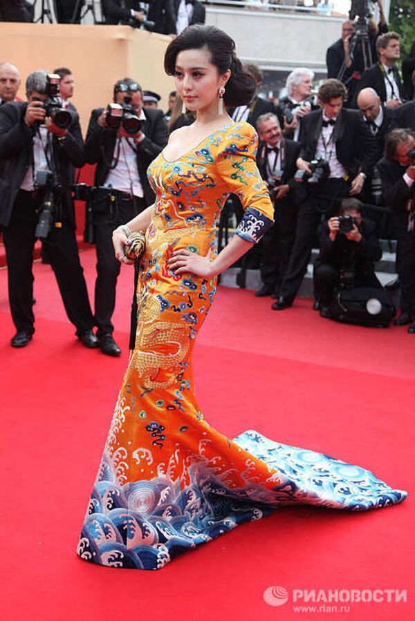 Китайская актриса Фан Бингбинг на 63-ем Международном Каннском кинофестивале