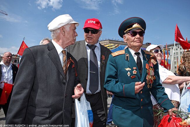 Празднование Дня Победы в Москве. Архив