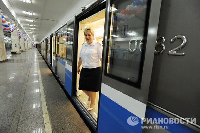 Пуск модернизированного подвижного состава Русич состоялся в Московском метрополитене от станции Партизанская