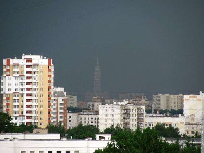 Ливень в Москве. Архив