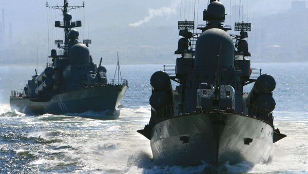 Боевые корабли ВМФ России. Архивное фото