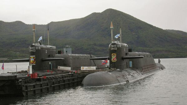 База подводных лодок Тихоокеанского флота на Камчатке. Архивное фото