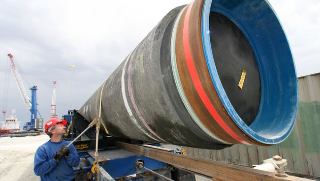 Cтроительство газопровода Северный поток (Nord Stream). Архивное фото
