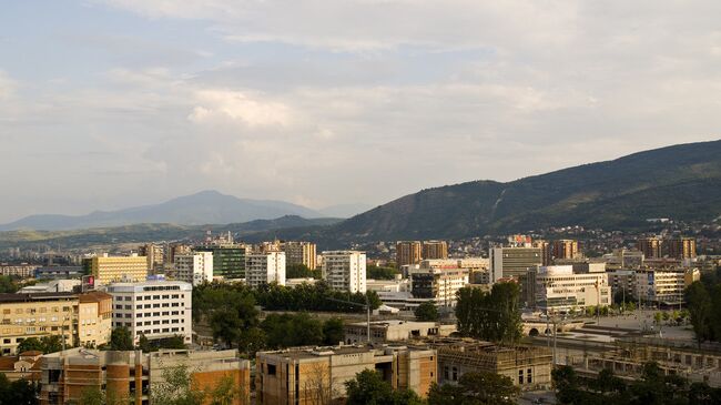 Вид на Скопье