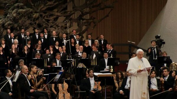Папа поблагодарил Патриарха Кирилла за концерт русской музыки