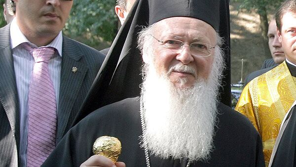 Вселенский патриарх, предстоятель Константинопольской православной церкви Варфоломей I . Архивное фото