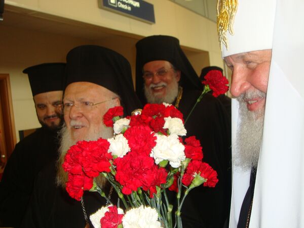 Патриарх Варфоломей прибыл в Москву