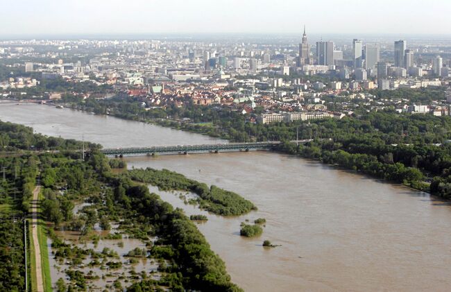 Наводнение в Польше. Варшава, 21 мая 2010 г.