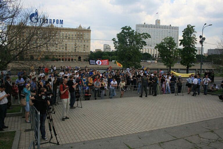 В Москве прошел митинг автомобилистов