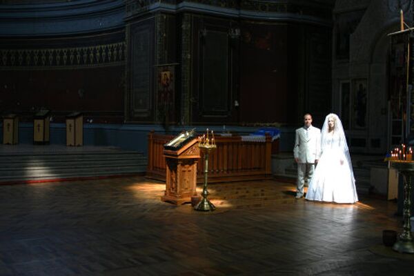 Венчание в Войсковом Вознесенском кафедральном соборе города Новочеркасска