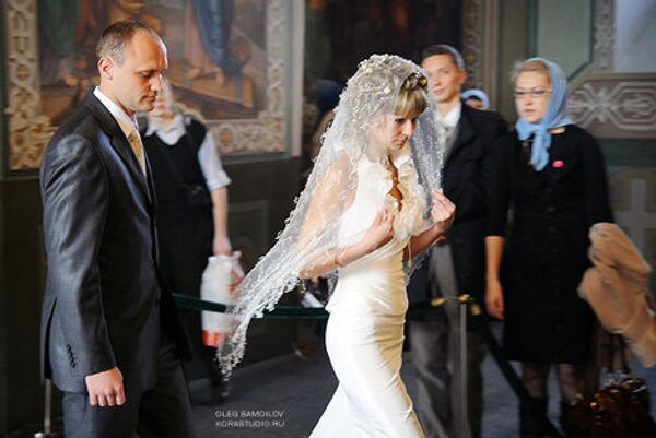 Венчание в храме Казанского кремля