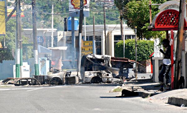 Последствия столкновений на Ямайке