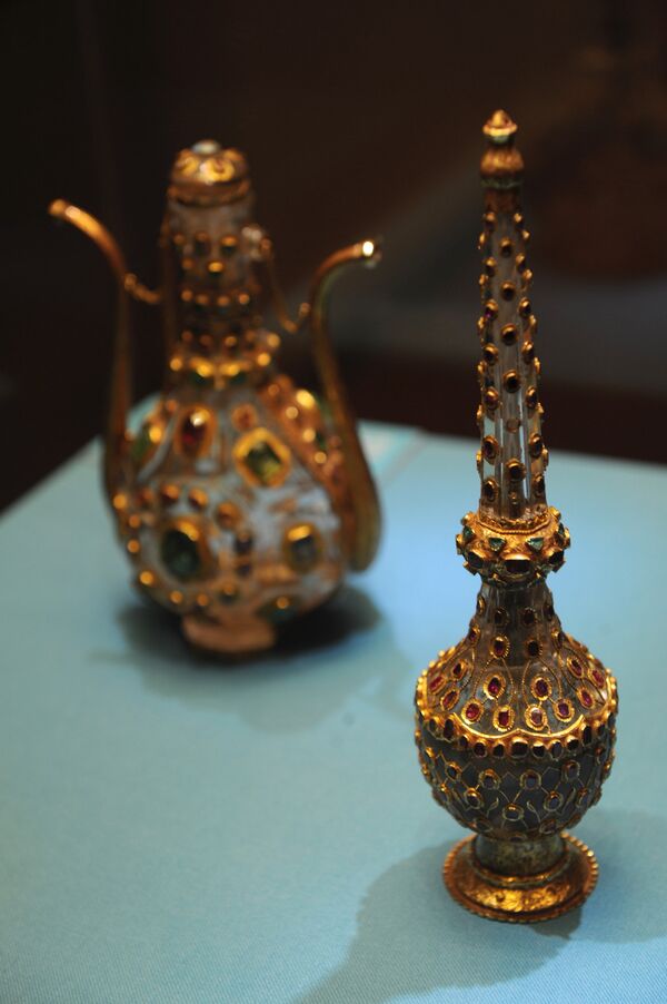 Открытие выставки Сокровища османских султанов в Кремле