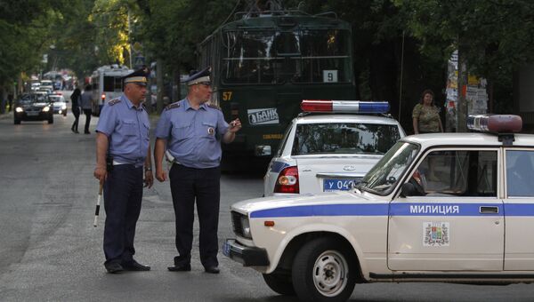 Милиция в центре Ставрополя
