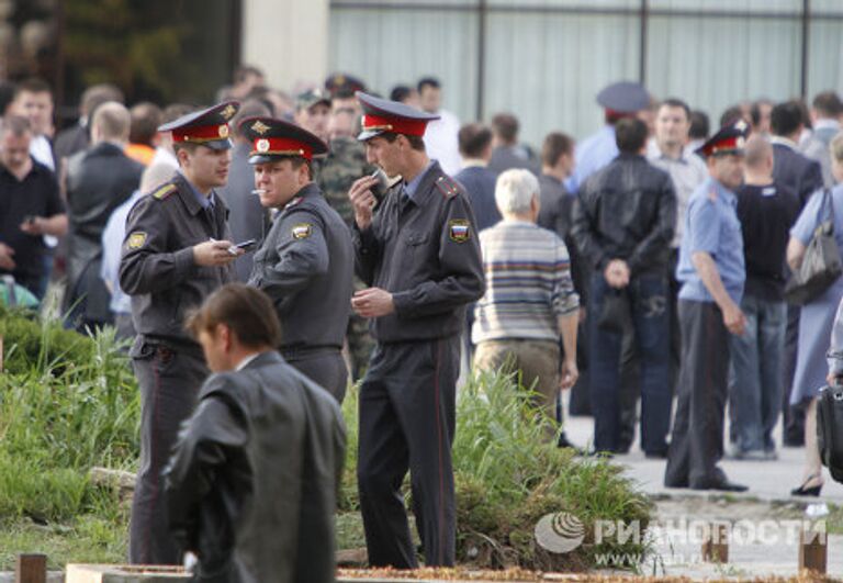 Взрыв в центре Ставрополя