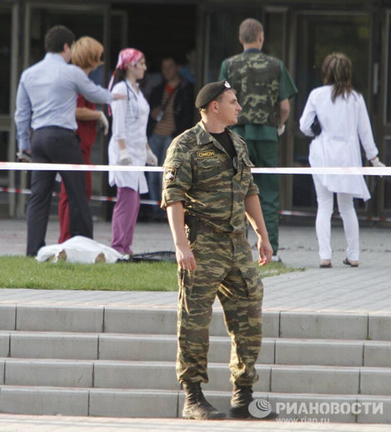 Взрыв в центре Ставрополя