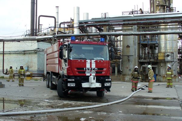 Пожар на Омском нефтеперерабатывающем заводе