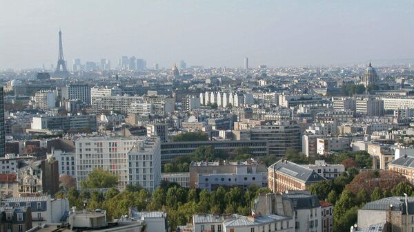 Вид на Париж. Архивное фото