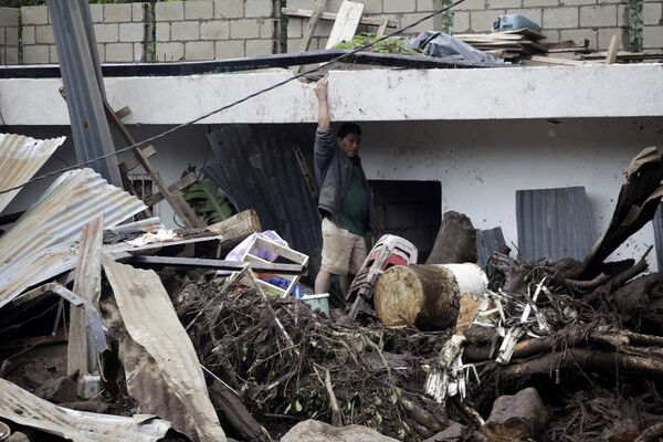 Последствия шторма Агата в Гватемале
