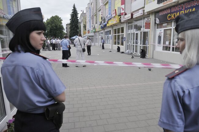 Нападение на инкассаторов в Воронеже