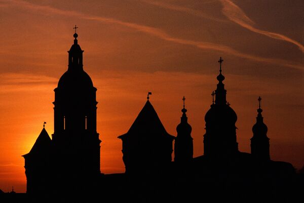 Тобольский кремль на закате. Архив