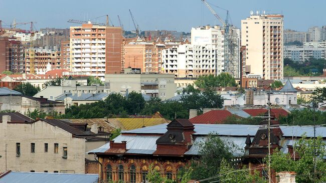 Строительство в центре Самары, архивное фото