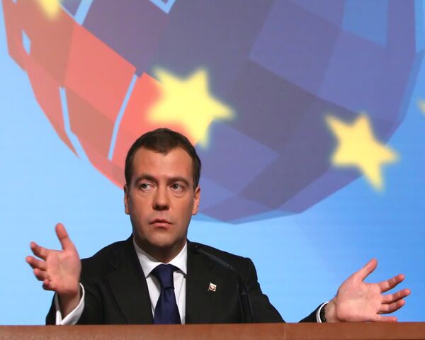 Россия готова к отмене визового режима с Евросоюзом - Медведев