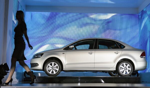 Презентация нового седана марки Volkswagen