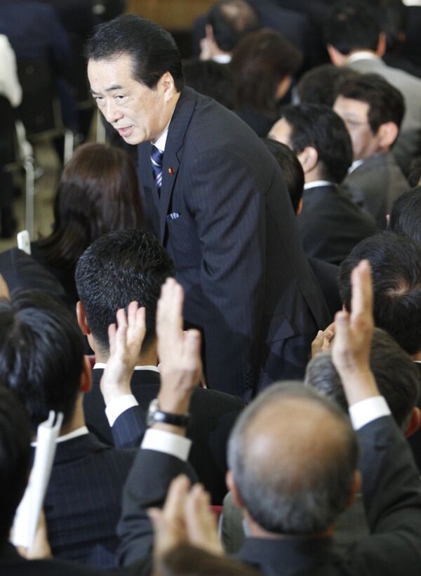 Наото Кан стал лидером Демократической партии Японии