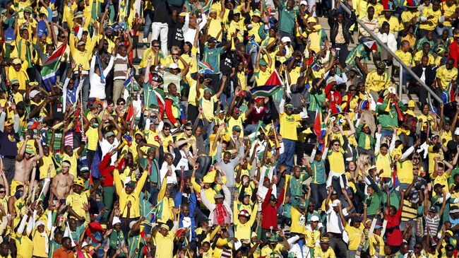 Болельщики сборной ЮАР