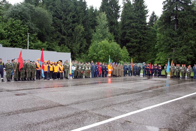 Полевой лагерь Юный пожарный впервые проходит в Звенигороде. Архив