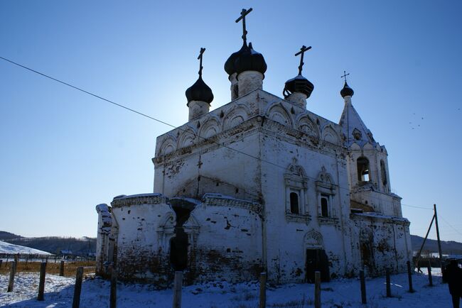 Церковь Успения Пресвятой Богородицы в селе Калинино Нерчинского района Забайкальского края