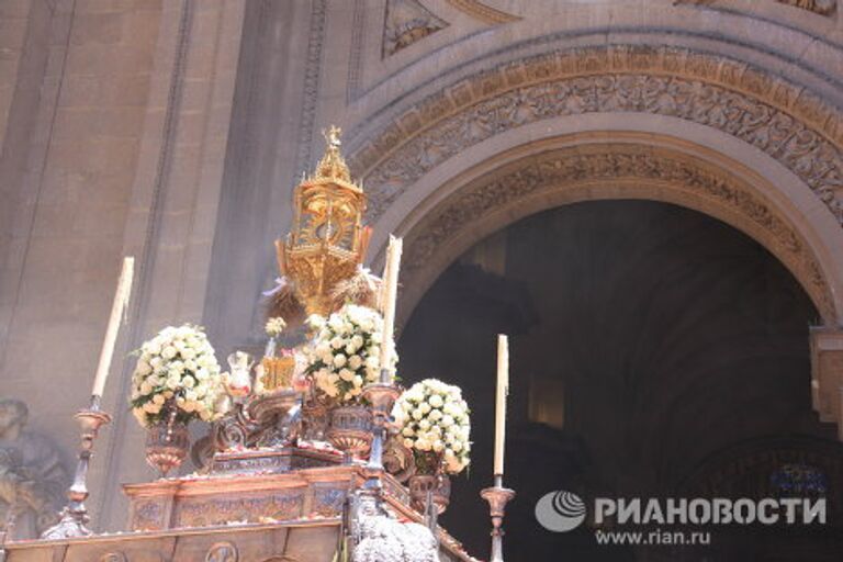 Праздник тела Христова (Corpus Christi) в Гранаде 