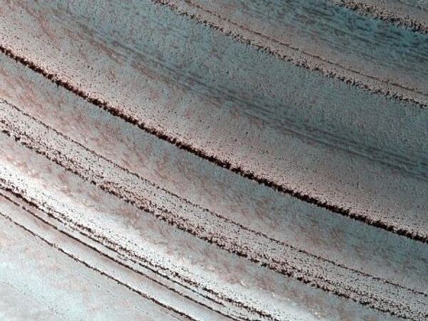 Снимок поверхности Марса, полученный камерой HiRISE 