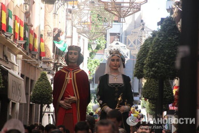 Праздник тела Христова (Corpus Christi) в Гранаде 