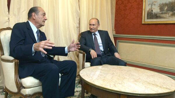 Беседа Владимира Путина с Жаком Шираком