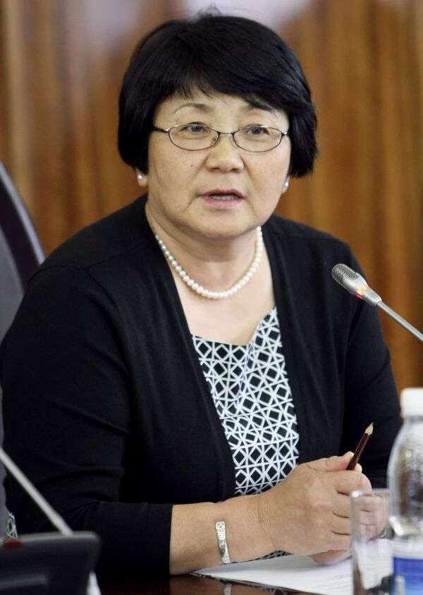 Президент Киргизии переходного периода Роза Отунбаева