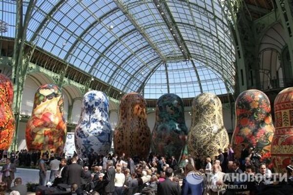 Открытие российской национальной выставки в Париже