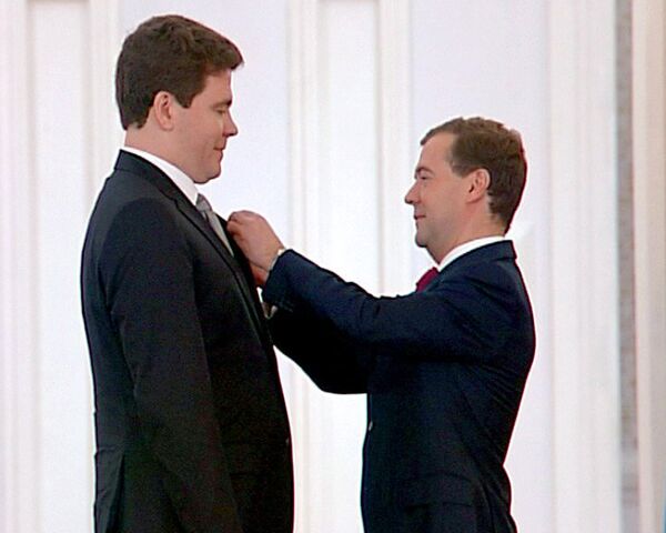 Дмитрий Медведев вручил Денису Мацуеву государственную премию РФ