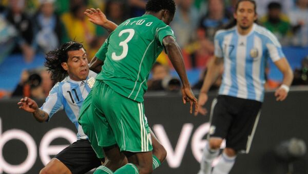 Футбол. ЧМ-2010. Матч Аргентина – Нигерия - 1:0