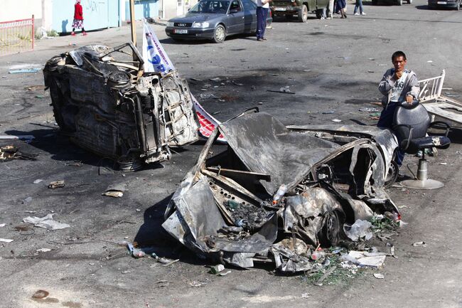 Обстановка в городе Ош в Джалал-Абадской области Киргизии