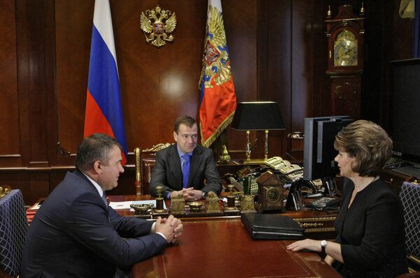 Президент РФ Д.Медведев провел ряд встреч 17 июня 2010 г.